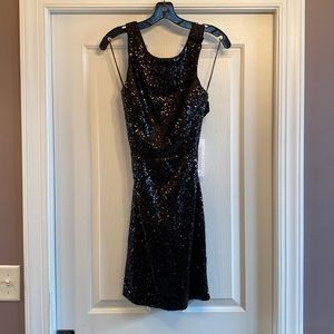 Love by Theia black sequin dress